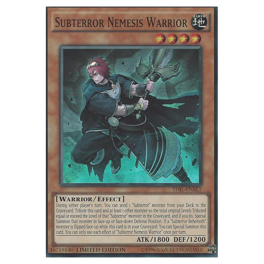 Yu-Gi-Oh! - The Dark Illusion - Special Edition - Subterror Nemesis Warrior (Super Rare) TDIL-ENSE3