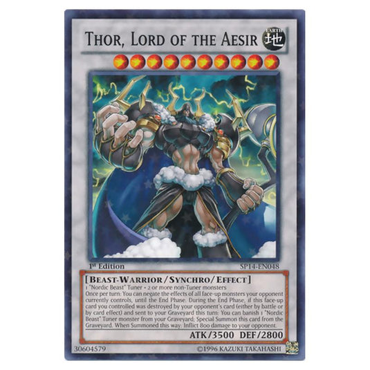 Yu-Gi-Oh! - Star Pack 2014 - Thor, Lord of the Aesir (Starfoil Rare) SP14-EN048