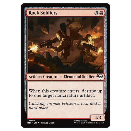 Magic The Gathering - Teenage Mutant Ninja Turtles - Rock Soldiers - 0107