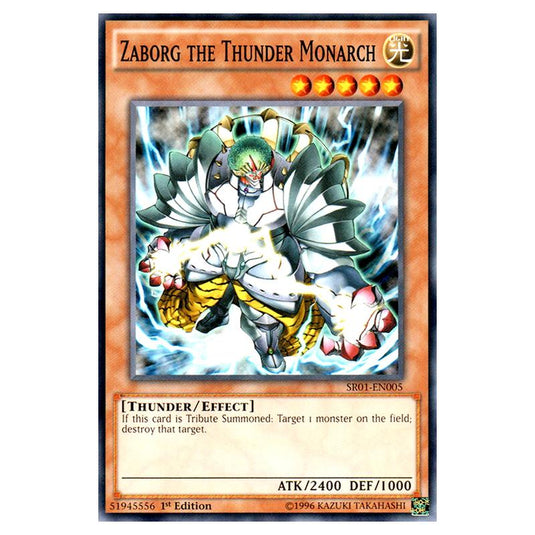 Yu-Gi-Oh! - Emperor of Darkness Structure Deck - Zaborg the Thunder Monarch (Common) SR01-EN005