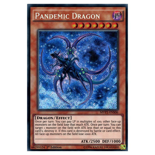 Yu-Gi-Oh! - Yu-Gi-Oh! The Dark Side of Dimensions Movie Pack Secret Edition - Pandemic Dragon (Secret Rare) MVP1-ENS06