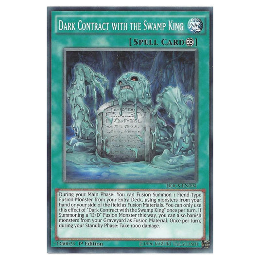 Yu-Gi-Oh! - Dimension of Chaos - Dark Contract with the Swamp King (Common) DOCS-EN094