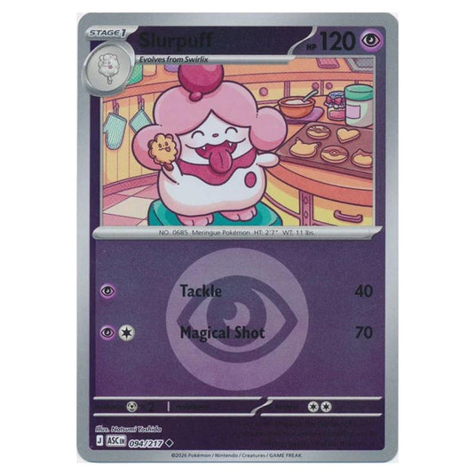 Pokemon - Mega Evolution - Ascended Heroes - Energy Reverse Holo - Slurpuff - 094/217