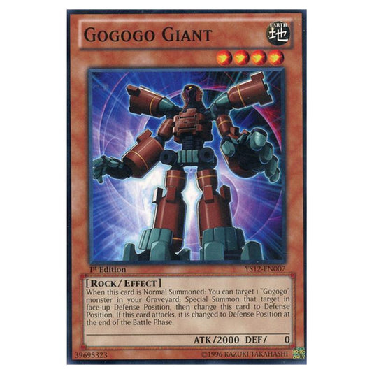 Yu-Gi-Oh! - Starter Deck - Xyz Symphony - Gogogo Giant (Common) YS12-EN007