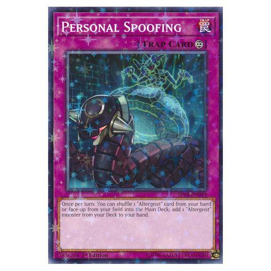 Yu-Gi-Oh! - Star Pack VRAINS - Personal Spoofing (Starfoil Rare) SP18- Yu-Gi-Oh! - Star Pack VRAINS - Personal Spoofing (Starfoil Rare) SP18-