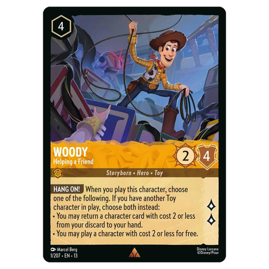 Lorcana - Attack of the Vine - Woody - Helping a Friend (Rare) - 1/207
