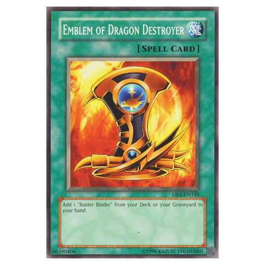 Yu-Gi-Oh! - Dark Revelation Volume 1 - Emblem of Dragon Destroyer (Common) DR1-EN145