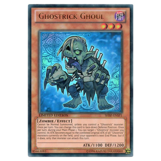 Yu-Gi-Oh! - Shadow Specters Sneak Peek Participation Card - Ghostrick Ghoul (Ultra Rare) SHSP-ENSP1