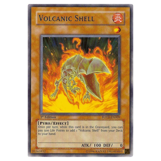 Yu-Gi-Oh! - Force of the Breaker - Volcanic Shell (Rare) FOTB-EN009
