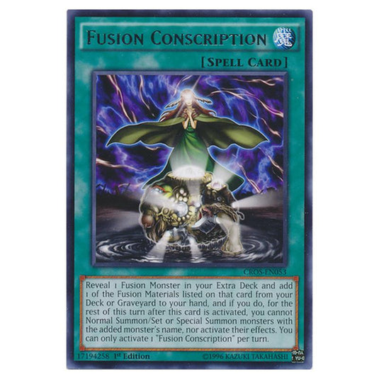 Yu-Gi-Oh! - Crossed Souls - Fusion Conscription (Rare) CROS-EN053