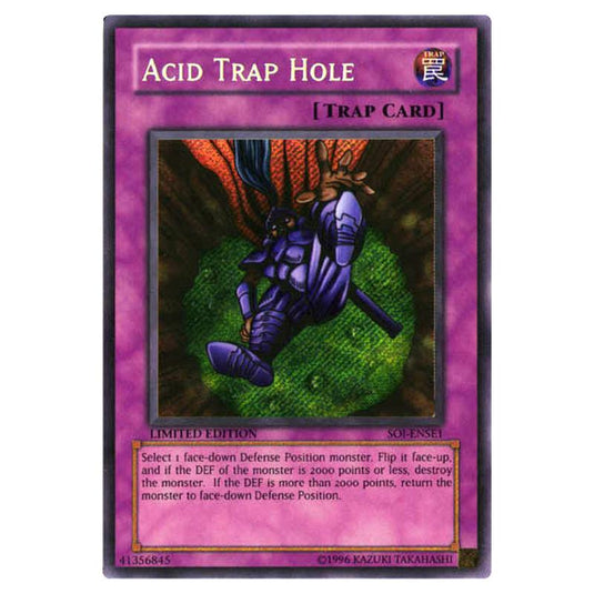 Yu-Gi-Oh! - Shadow of Infinity - Special Edition - Acid Trap Hole (Secret Rare) SOI-ENSE1
