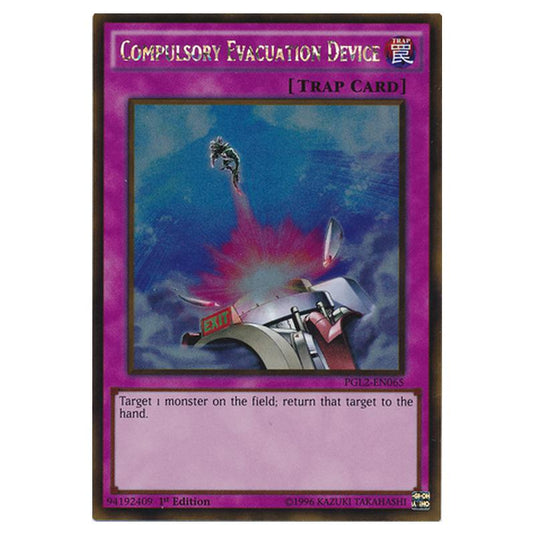 Yu-Gi-Oh! - Premium Gold - Return of the Bling - Compulsory Evacuation Device (Gold Rare) PGL2-EN065