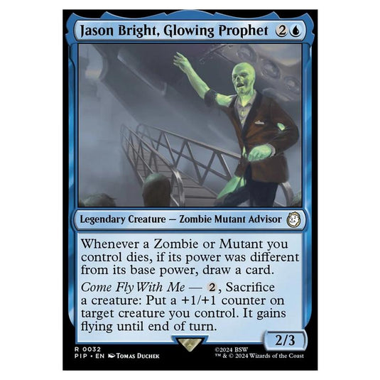 Magic The Gathering - Universes Beyond - Fallout - Jason Bright, Glowing Prophet - 0032