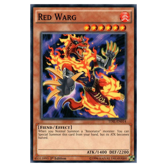 Yu-Gi-Oh! - The Dark Illusion - Red Warg (Common) TDIL-EN014