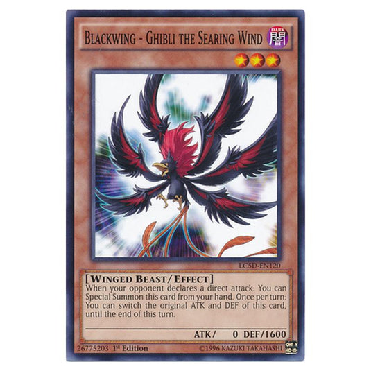 Yu-Gi-Oh! - Legendary Collection 5D's Mega Pack - Blackwing - Ghibli the Searing Wind (Common) LC5D-EN120