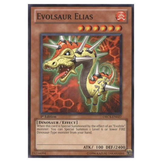 Yu-Gi-Oh! - Order of Chaos - Evolsaur Elias (Common) ORCS-EN027