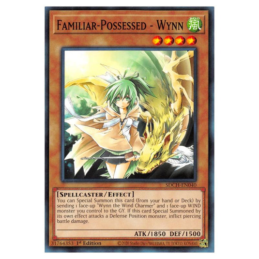Yu-Gi-Oh! - Structure Deck - Spirit Charmers - Familiar-Possessed - Wynn (Common) SDCH-EN040