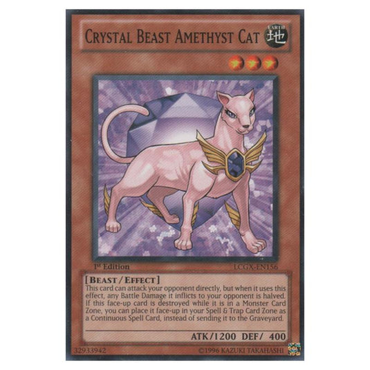 Yu-Gi-Oh! - Legendary Collection 2 - The Duel Academy Years Mega Pack - Crystal Beast Amethyst Cat (Common) LCGX-EN156