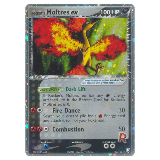 Pokemon - EX Team Rocket Returns - Rocket's Moltres ex - 100/109