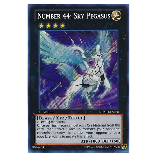 Yu-Gi-Oh! - Number Hunters - Number 44: Sky Pegasus (Secret Rare) NUMH-EN028