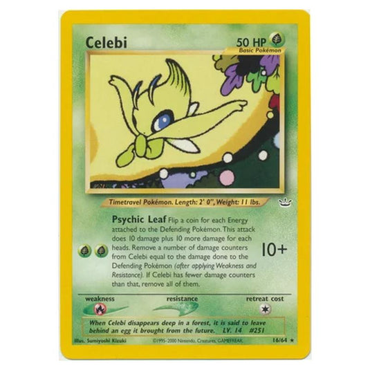 Pokemon - Neo Revelation - Celebi - 16/64/64