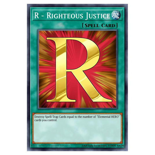 Yu-Gi-Oh! - Speed Duel GX - Duel Academy Box - R - Righteous Justice (Common) SGX1-ENA17