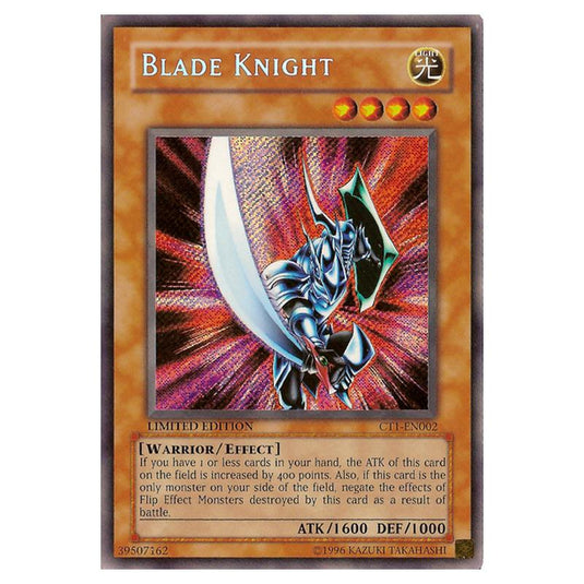 Yu-Gi-Oh! - Collectible Tins 2004 - Blade Knight (Secret Rare) CT1-EN002