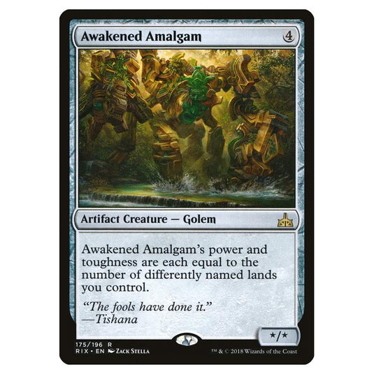 Magic The Gathering - Rivals Of Ixalan - Awakened Amalgam - 175/196 (Foil)