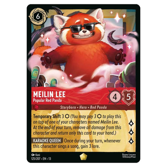 Lorcana - Attack of the Vine - Meilin Lee - Popular Red Panda (Legendary) - 125/207