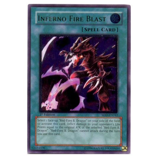 Yu-Gi-Oh! - Soul of the Duelist - Inferno Fire Blast (Ultimate Rare) SOD-EN042