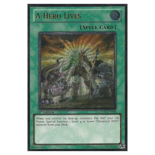 Yu-Gi-Oh! - Generation Force - A Hero Lives (Ultimate Rare) GENF-EN098