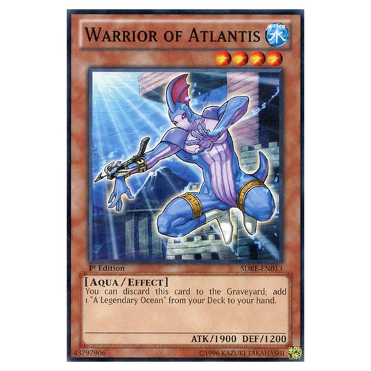 Yu-Gi-Oh! - Realm of the Sea Emperor Structure Deck - Warrior of Atlantis (Common) SDRE-EN013