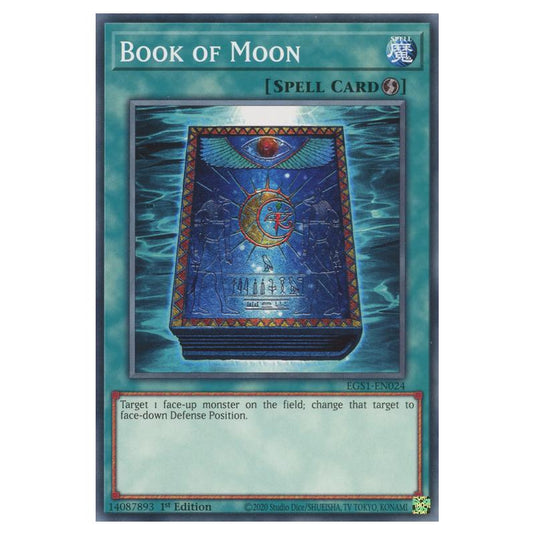Yu-Gi-Oh! - Egyptian God Deck - Slifer the Sky Dragon - Book of Moon (Common) EGS1-EN024