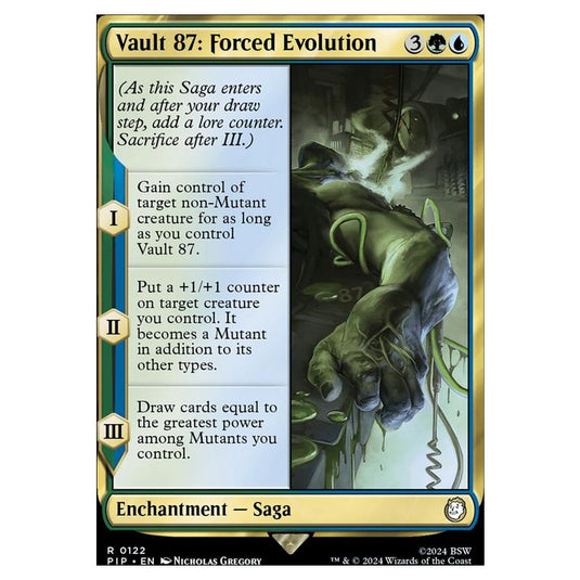 Magic The Gathering - Universes Beyond - Fallout - Vault 87: Forced Evolution - 0122