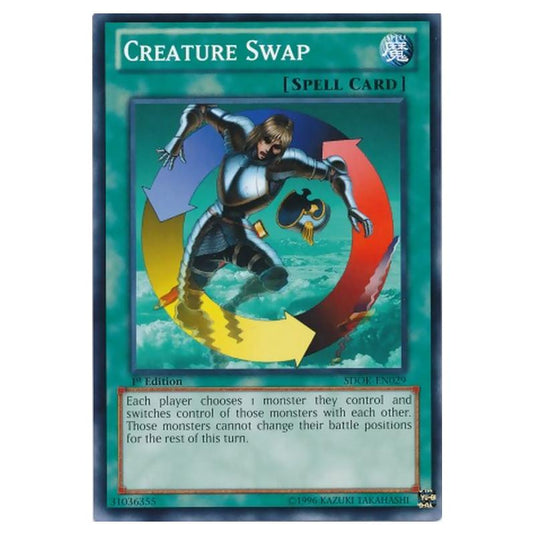 Yu-Gi-Oh! - Onslaught of the Fire Kings Structure Deck - Creature Swap (Common) SDOK-EN029