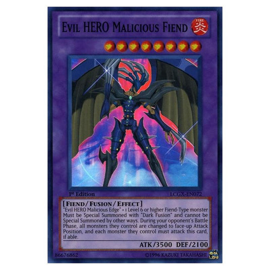 Yu-Gi-Oh! - Legendary Collection 2 - The Duel Academy Years Mega Pack - Evil HERO Malicious Fiend (Super Rare) LCGX-EN072