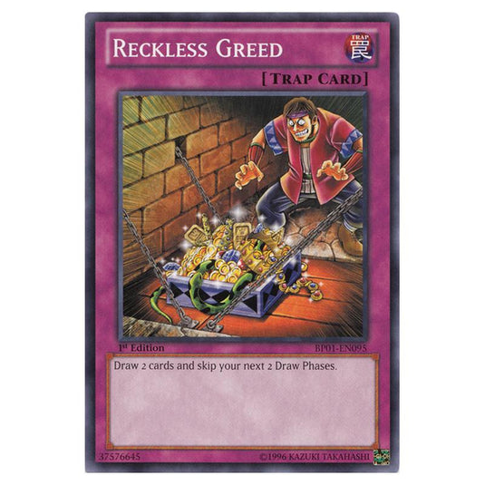 Yu-Gi-Oh! - Battle Pack - Epic Dawn - Reckless Greed (Common) BP01-EN095