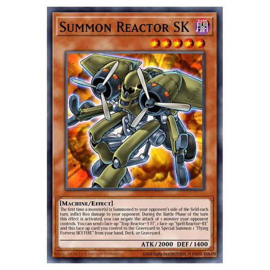 Yu-Gi-Oh! - Crimson Crisis - Summon Reactor SK (Common) CRMS-EN012
