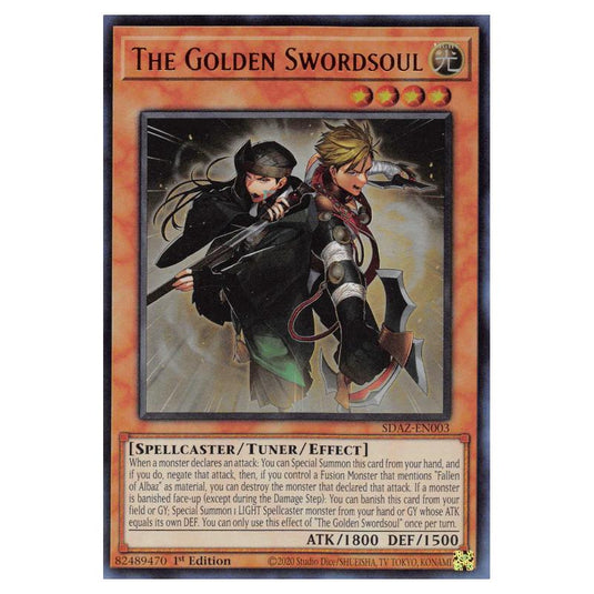 Yu-Gi-Oh! - Structure Deck - Albaz Strike - The Golden Swordsoul (Ultra Rare) SDAZ-EN003