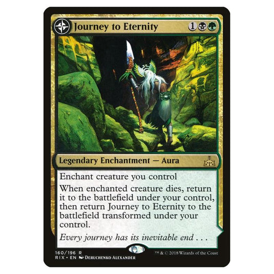 Magic The Gathering - Rivals Of Ixalan - Journey To Eternity // Atzal, Cave Of Eternity - 160/196