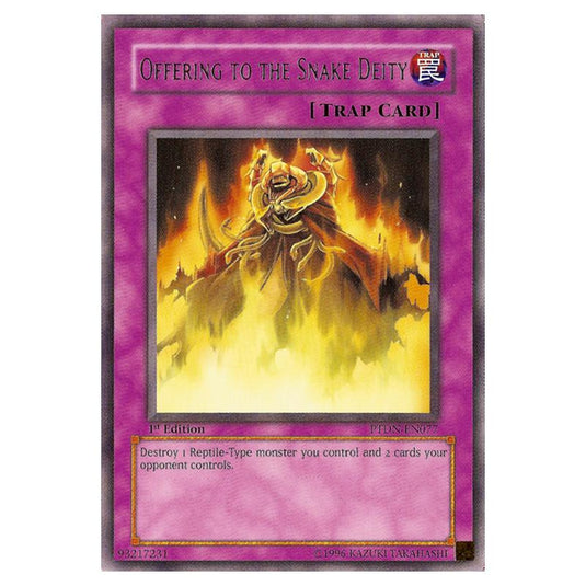 Yu-Gi-Oh! - Phantom Darkness - Offering to the Snake Deity (Rare) PTDN-EN077