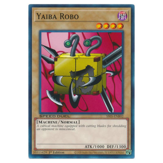 Yu-Gi-Oh! - Speed Duel Starter Decks - Twisted Nightmares - Yaiba Robo (Common) SS05-ENB02