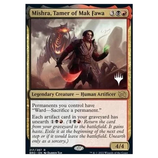 Magic The Gathering - The Brothers' War Promos - Mishra, Tamer of Mak Fawa - 217/287