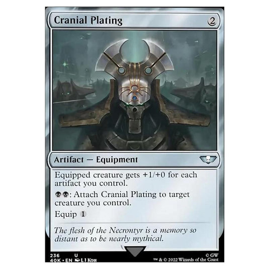 Magic The Gathering - Universes Beyond - Warhammer 40k - Cranial Plating - 236/168
