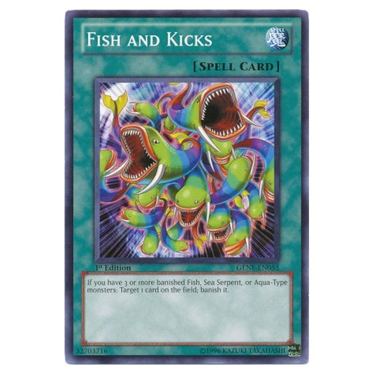 Yu-Gi-Oh! - Generation Force - Fish and Kicks (Common) GENF-EN055