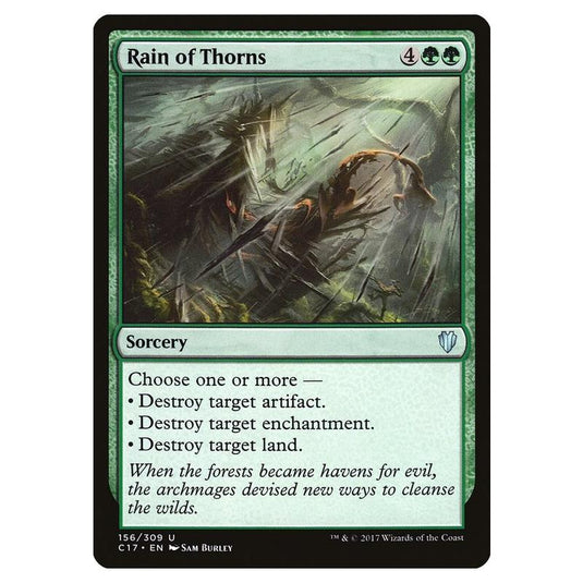 Magic The Gathering - Commander 2017 - Rain of Thorns - 156/309