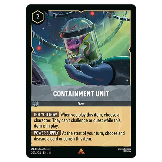 Lorcana - Winterspell - Containment Unit (Rare) - 203/204