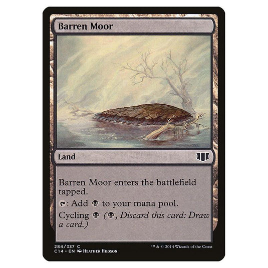 Magic The Gathering - Commander 2014 - Barren Moor - 284