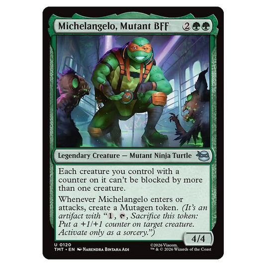 Magic The Gathering - Teenage Mutant Ninja Turtles - Michelangelo, Mutant BFF - 0120