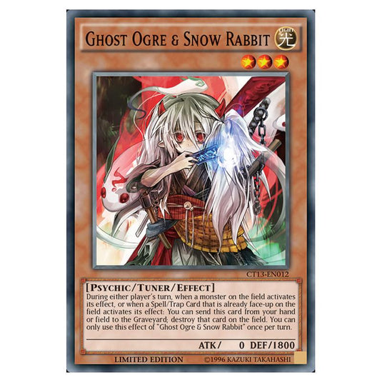 Yu-Gi-Oh! - 2016 Mega-Tins - Ghost Ogre & Snow Rabbit (Super Rare) CT13-EN012